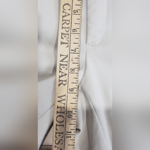 Banana Republic Trousers Womens 8 Cream Stretch Workwear Dress Pant Low Rise Y2K - Picture 6 of 6